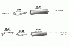 вихлопна система на MERCEDES 6-9 T 811 DK 