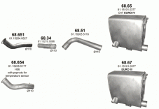 вихлопна система на MAN TGA 12.4 2004-2008 353kW