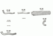 вихлопна система на DAF LF 45 5.9 2001 136-162kW