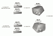 вихлопна система на MAN F2000 18.3 1995-2001 441kW