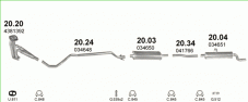 вихлопна система на POLONEZ TRUCK 1.6 PICK-UP 1995 64kW